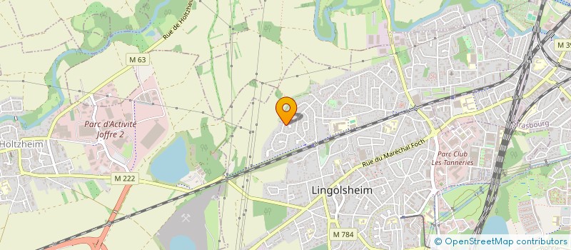 localisation de l'entreprise SCI TROIS FLEURS  LINGOLSHEIM
