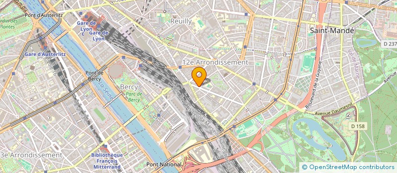 localisation de l'entreprise SCI TROIS FOIS  PARIS