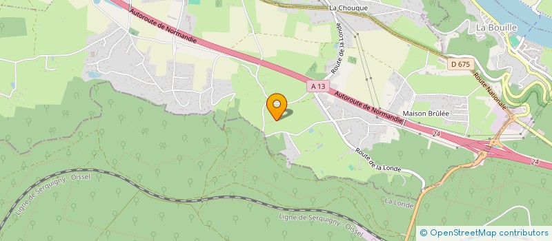 localisation de l'entreprise SCI TROIS FONTENELLE  SAINT-OUEN-DE-THOUBERVILLE