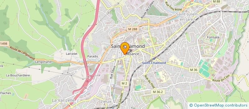 localisation de l'entreprise SCI TROIS FRERES  SAINT-CHAMOND