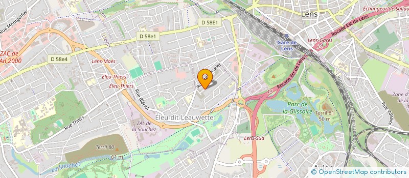 localisation de l'entreprise SCI TROIS FRERES  ELEU-DIT-LEAUWETTE