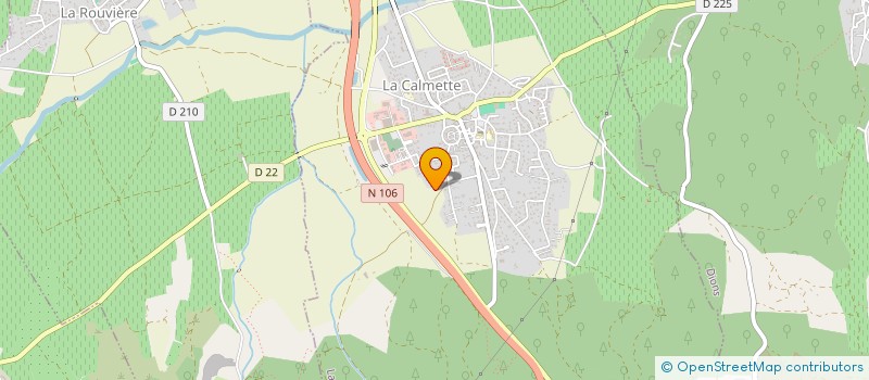 localisation de l'entreprise SCI TROIS GV  LA CALMETTE