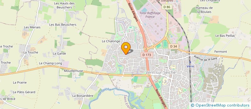 localisation de l'entreprise SCI TROIS H  VERN-SUR-SEICHE