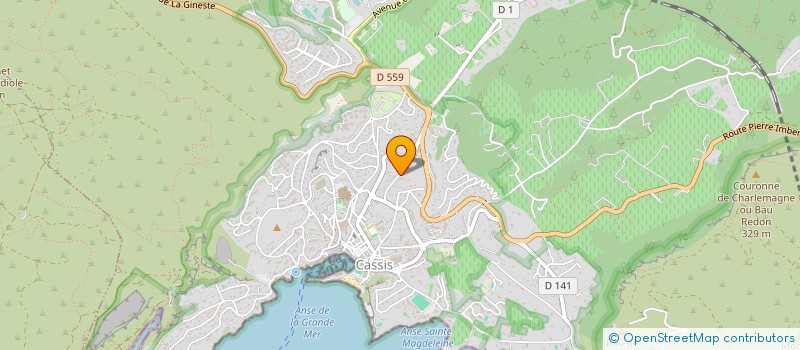 localisation de l'entreprise SCI TROIS P  CASSIS