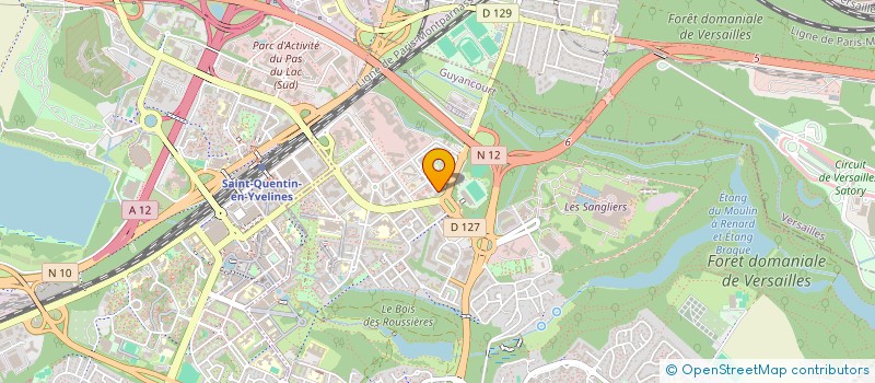 localisation de l'entreprise SCI TROIS PEUPLES  GUYANCOURT