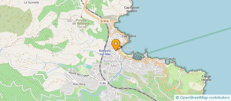 localisation de l'entreprise SCI TROIS PLUS  BANYULS-SUR-MER