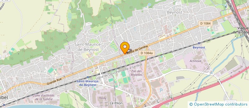 localisation de l'entreprise SCI TROIS SAPINS à BEYNOST