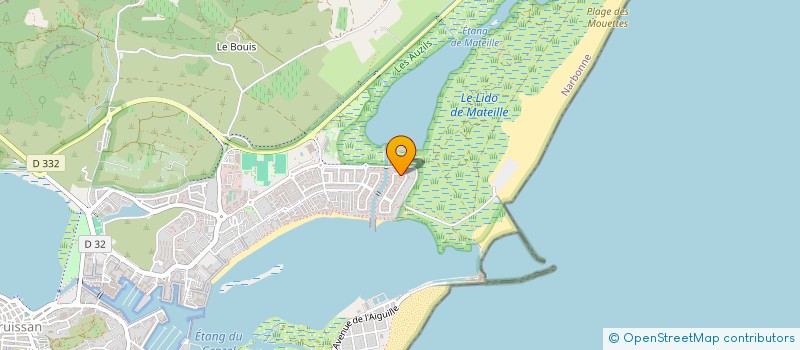 localisation de l'entreprise SCI TROIS SEULS à GRUISSAN
