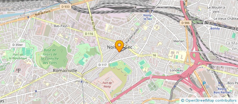 localisation de l'entreprise SCI TROIS SUR TOIT à NOISY-LE-SEC