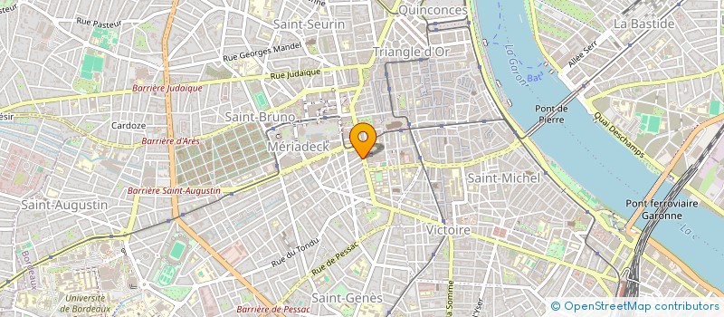 localisation de l'entreprise SCI TROIS THIERS  BORDEAUX