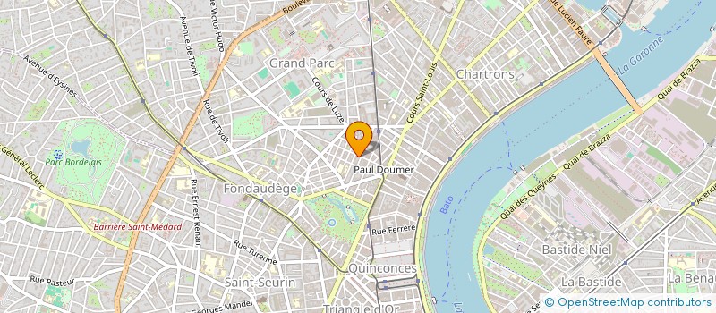 localisation de l'entreprise SCI TROIS-TROIS  BORDEAUX