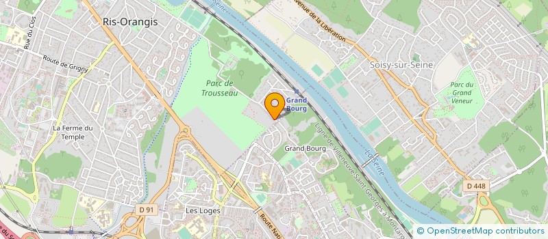 localisation de l'entreprise SCI TROISDORF à RIS-ORANGIS