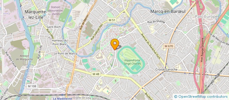 localisation de l'entreprise SCI TROISIEME  MARCQ-EN-BARUL