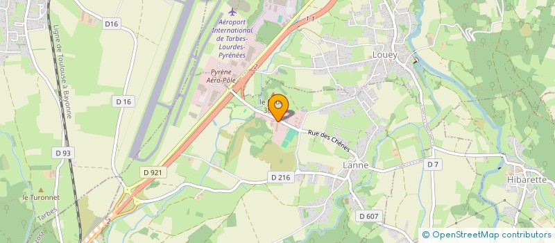 localisation de l'entreprise SCI TROISLANDES  LANNE