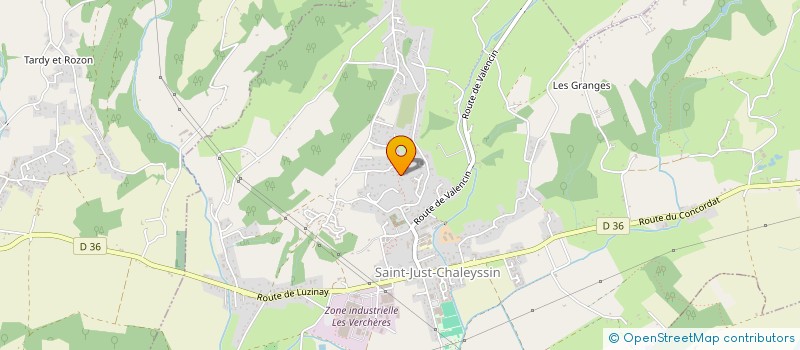 localisation de l'entreprise SCI TROIZATE  SAINT-JUST-CHALEYSSIN