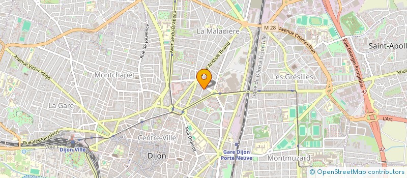 localisation de l'entreprise SCI TROIZILETS à DIJON