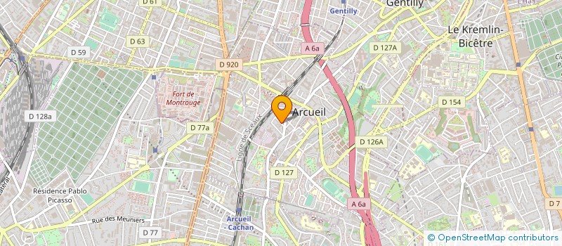 localisation de l'entreprise SCI TROIZOUS24  ARCUEIL