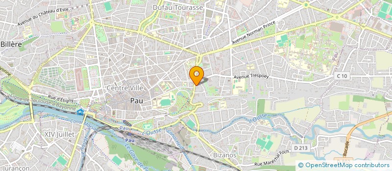 localisation de l'entreprise SCI TROLL à PAU
