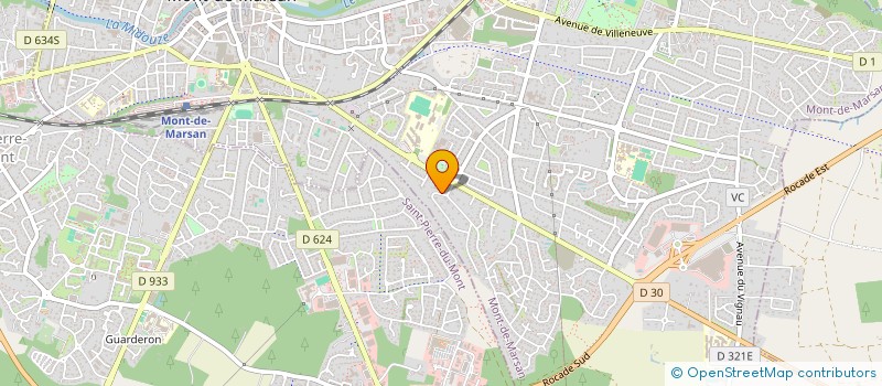 localisation de l'entreprise SCI TROLLIET à MONT-DE-MARSAN