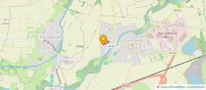 localisation de l'entreprise SCI TROMBONE  HOLTZHEIM