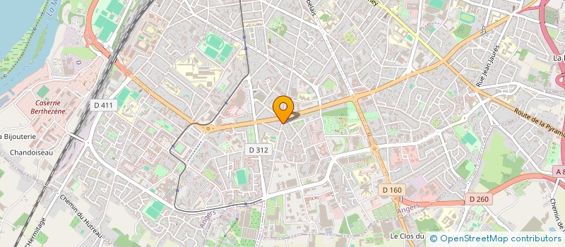 localisation de l'entreprise SCI TROMEUR à ANGERS