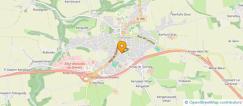 localisation de l'entreprise SCI TROMEUR GREVELLEC  PLEYBEN