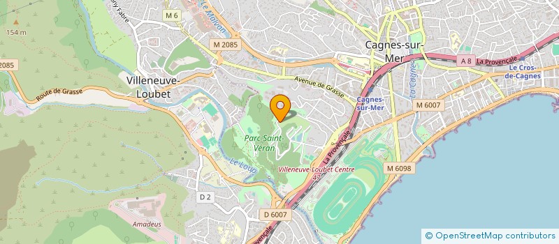 localisation de l'entreprise SCI TROMPETTE à CAGNES-SUR-MER