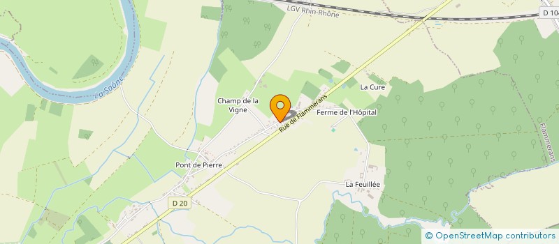 localisation de l'entreprise SCI TRON VERT  AUXONNE