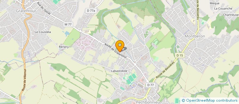 localisation de l'entreprise SCI TRONCHE-ALIQUOT  PECHBONNIEU