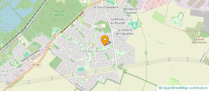 localisation de l'entreprise SCI TRONCHET 15  MENNECY