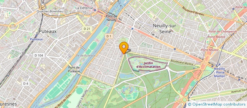 localisation de l'entreprise SCI TRONCHET à NEUILLY-SUR-SEINE