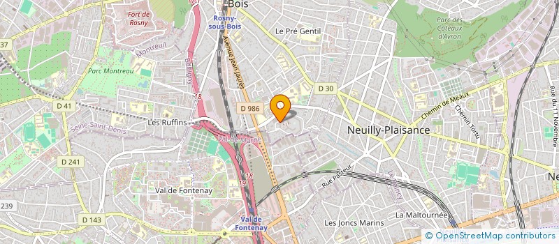 localisation de l'entreprise SCI TRONCHET à ROSNY-SOUS-BOIS