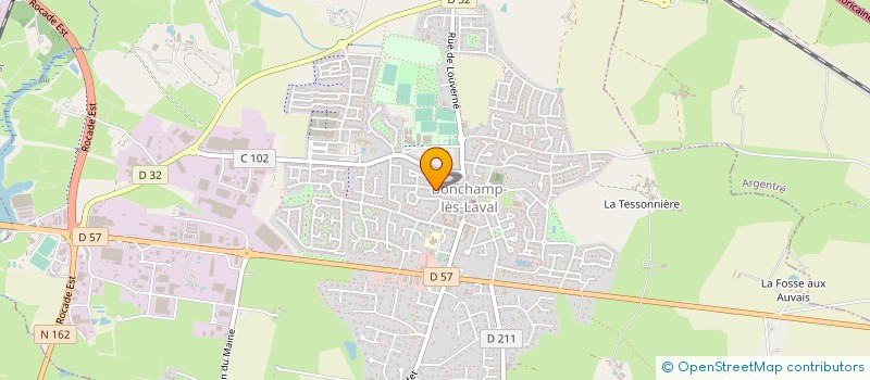 localisation de l'entreprise SCI TRONCHOT ET FILS  BONCHAMP-LES-LAVAL