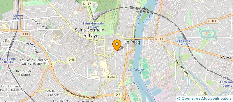 localisation de l'entreprise SCI TRONEL  LE PECQ