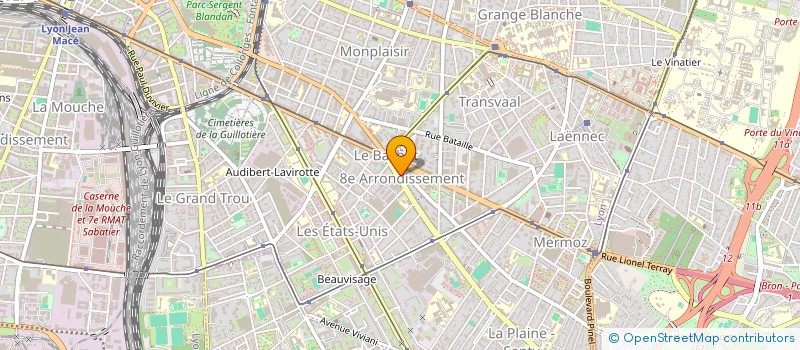 localisation de l'entreprise SCI TRONEL SANTY  LYON