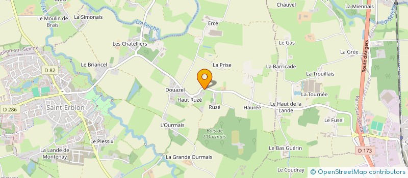 localisation de l'entreprise SCI TRONJOLLY 5  SAINT-ERBLON