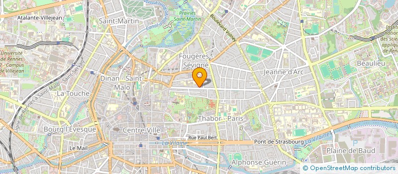localisation de l'entreprise SCI TRONJOLLY VIEUX COURS  RENNES