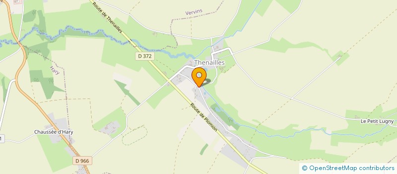 localisation de l'entreprise SCI TRONQUOY  THENAILLES