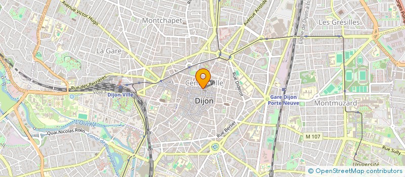 localisation de l'entreprise SCI TROP CHOUETTE à DIJON