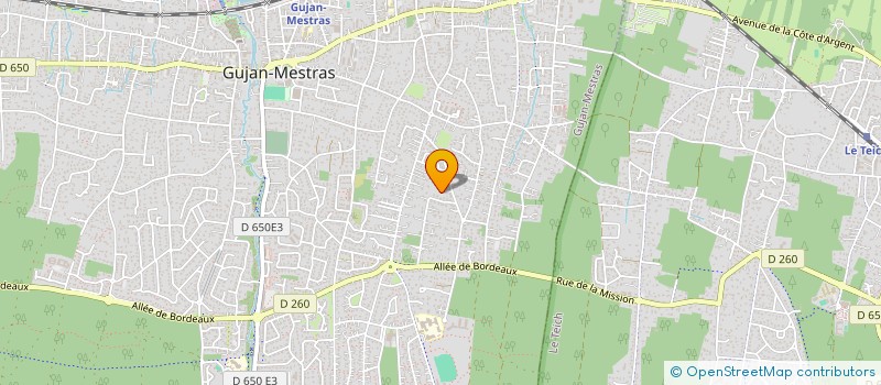 localisation de l'entreprise SCI TROPEAU CENE  GUJAN-MESTRAS