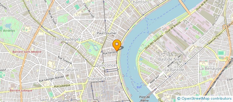 localisation de l'entreprise SCI TROPEYTE  BORDEAUX