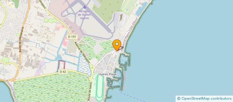 localisation de l'entreprise SCI TROPIC- ANNA  HYERES
