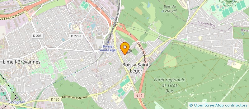 localisation de l'entreprise SCI TROPICA à BOISSY-SAINT-LEGER