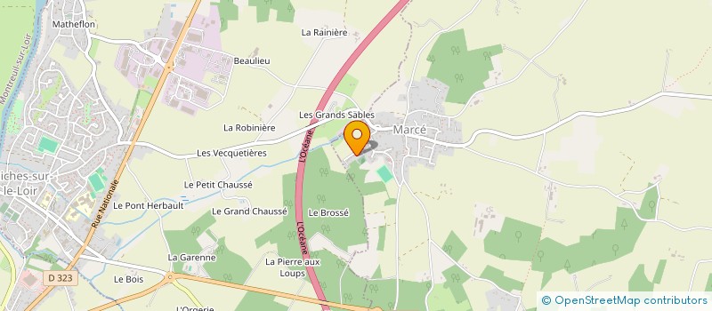 localisation de l'entreprise SCI TROPICAL PACHA  LOIRE-AUTHION