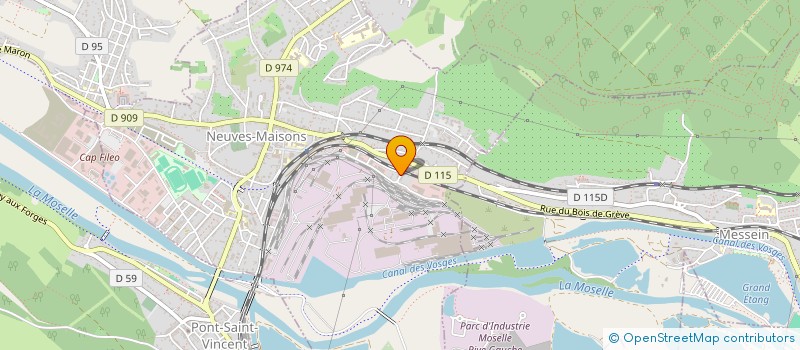 localisation de l'entreprise SCI TROPICALE  NEUVES-MAISONS