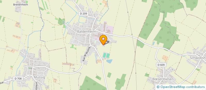 localisation de l'entreprise SCI TROPIDENIA  BALDENHEIM