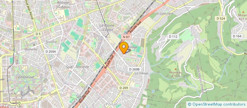 localisation de l'entreprise SCI TROPIKANA  SAINT-MARTIN-D'HERES