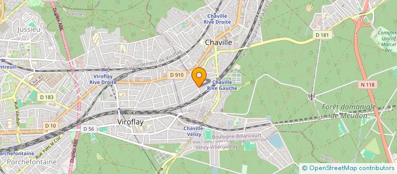 localisation de l'entreprise SCI TROSYLEFT  CHAVILLE