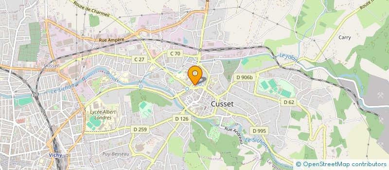 localisation de l'entreprise SCI TROTHOUZ à CUSSET