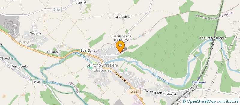 localisation de l'entreprise SCI TROTTE CHEVRE à LE PONT-CHRETIEN-CHABENET